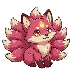 Mascota equipada: Kitsune